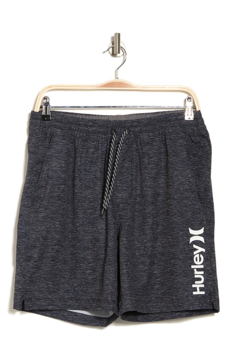 Static Volley Swim Shorts, Alternate, color, BLACK