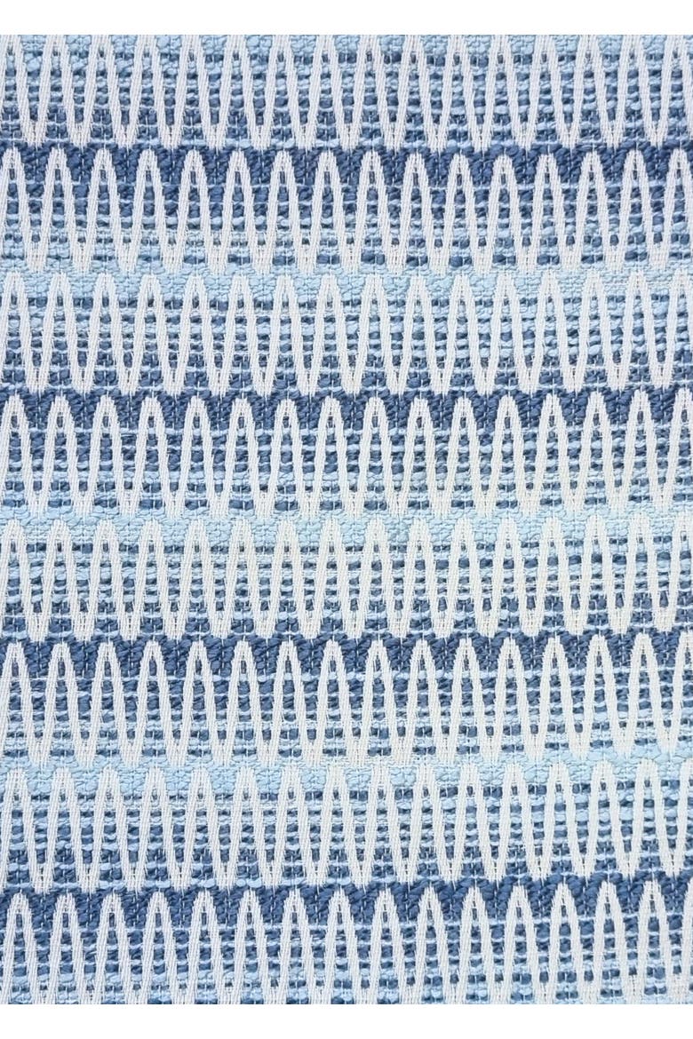 Summer Twist Indoor Outdoor Pillow, Alternate, color, Blue