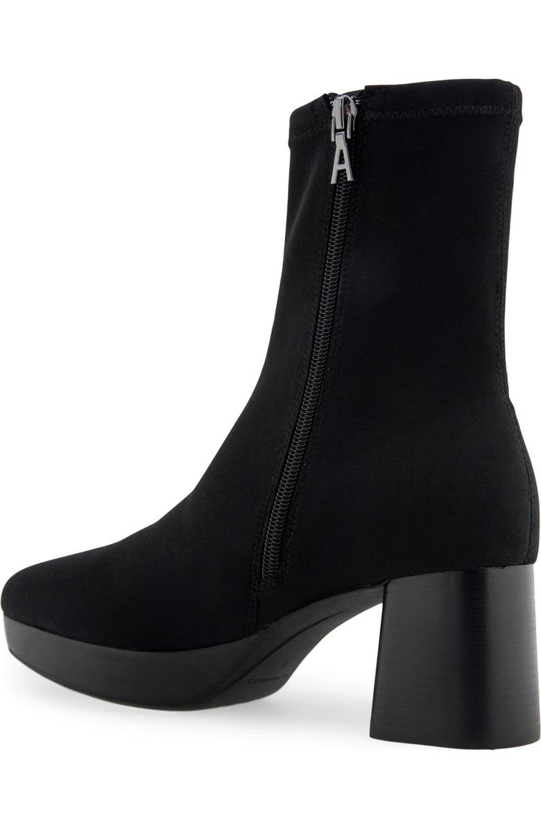 Aerosoles Sussex Block Heel Platform Bootie, Alternate, color, Black Stretch Gabardine
