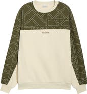 MALBON Tierra Colorblock Crewneck Sweatshirt
