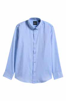 Kids' Solid Button-Down Dress Shirt