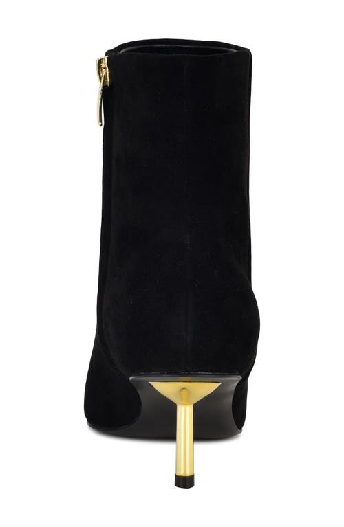 Nine West Hamesa Pointed Toe Bootie In Black