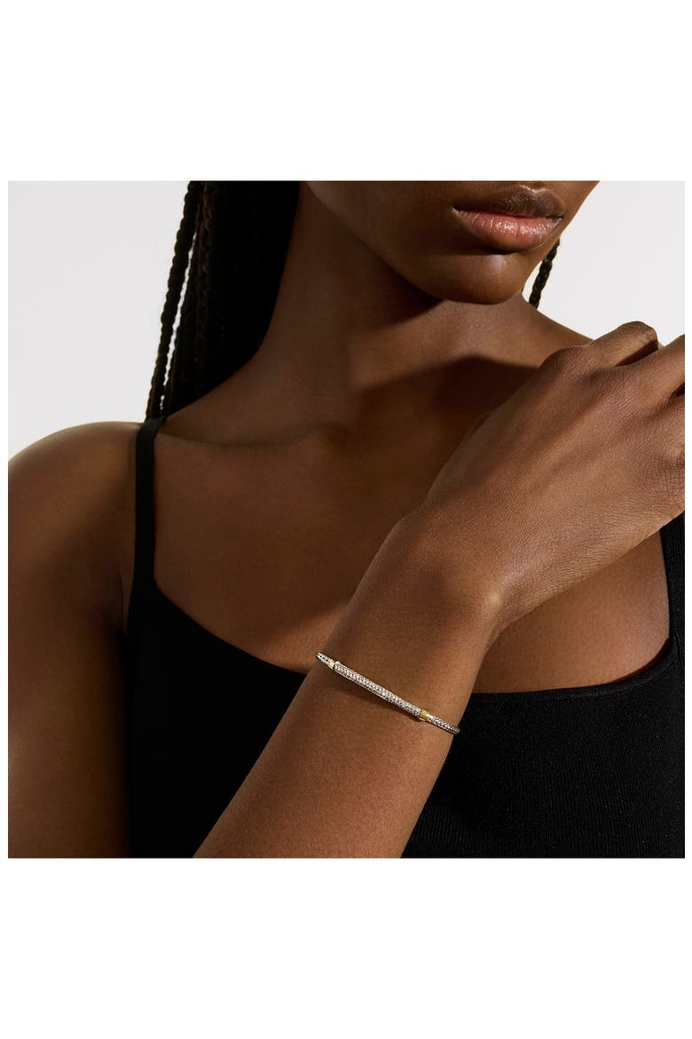 JH Essentials 14K Gold Bracelet, 2.5mm, Alternate, color, SILVER AND GOLD WHITE DIAMOND