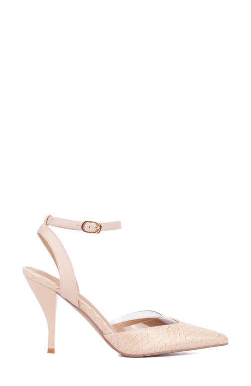 Torgeis Willow Ankle Strap Pump In Blush