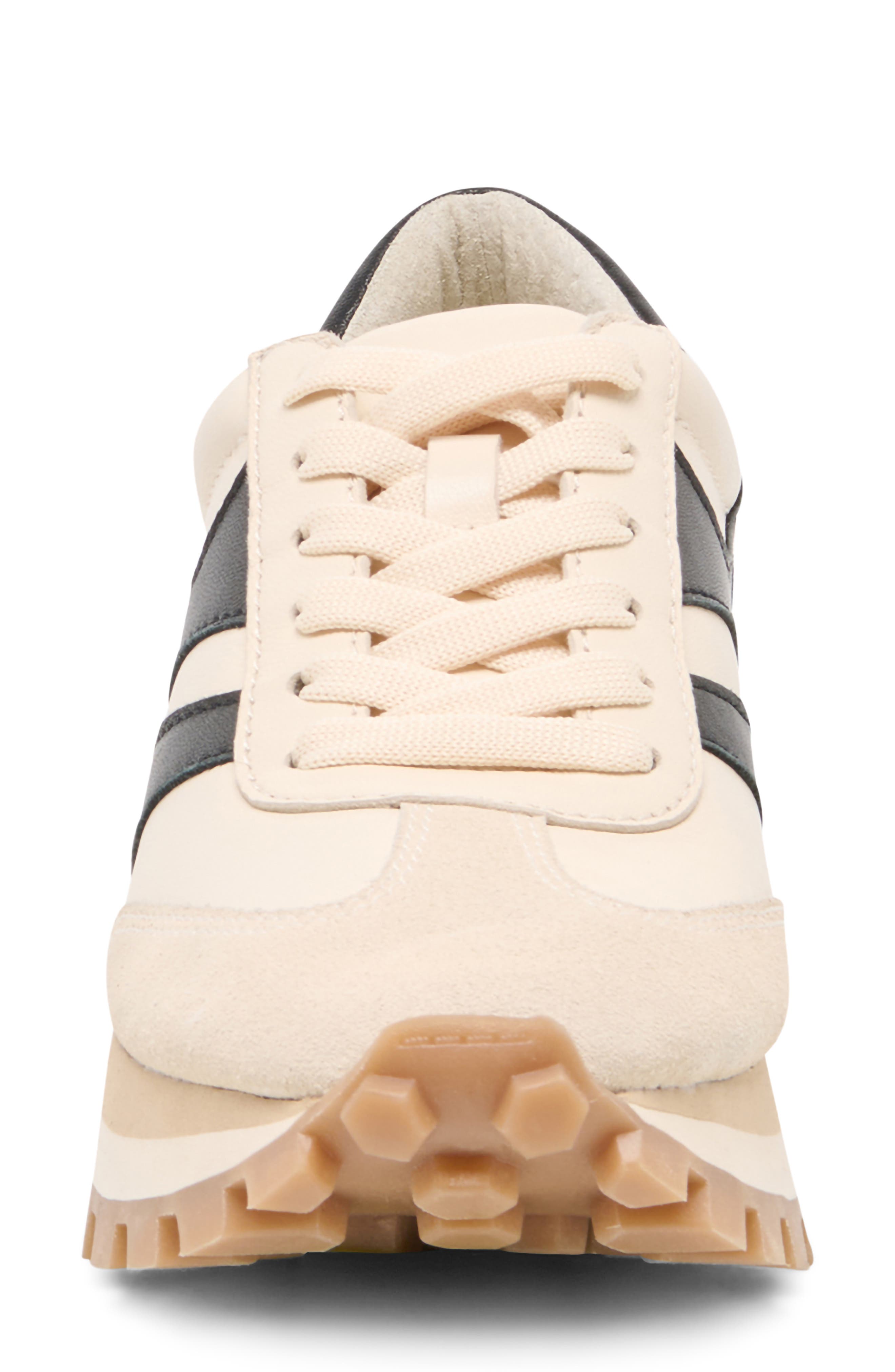 Tresa Snaker, Alternate, color, WHITE/BLACK LEATHER
