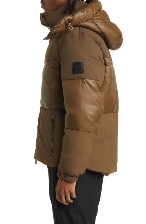 Hugo Boss Cratos Zip Front Jacket In Green