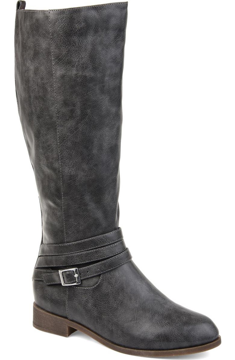 Journee Collection JOURNEE Ivie Tall Boot, Main, color, Grey
