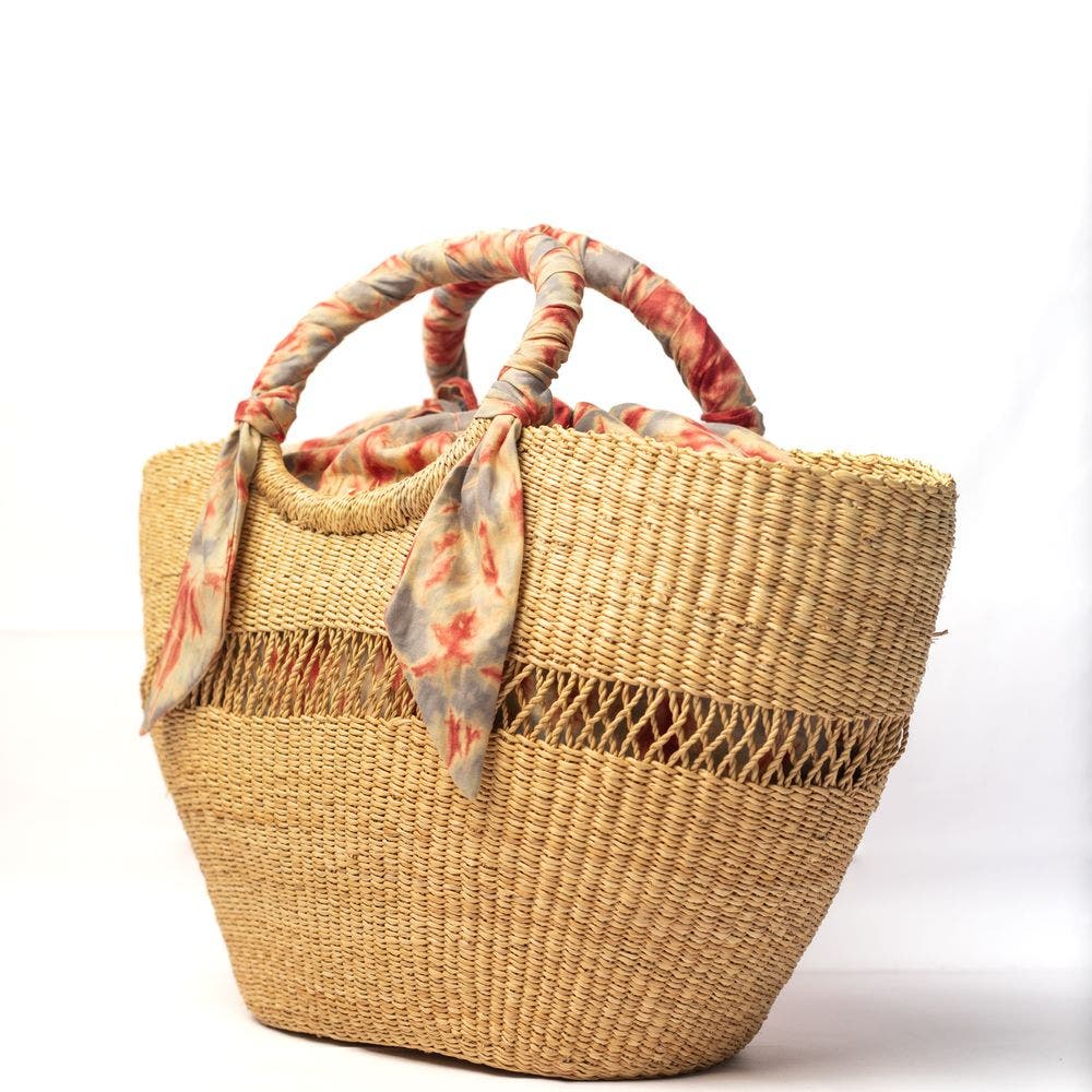 Aketekete Butterfly Bag Medium, Alternate, color, Natural W/ Light Grey