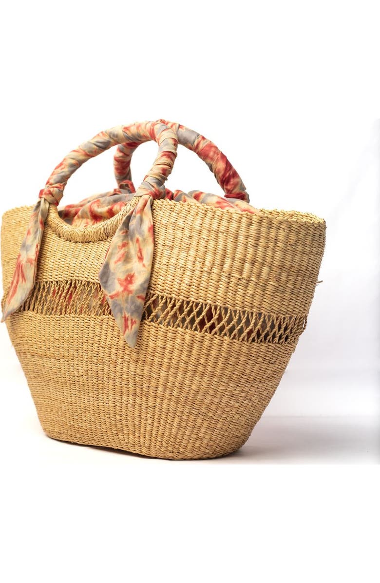 Aketekete Butterfly Bag Medium, Alternate, color, Natural W/ Light Grey