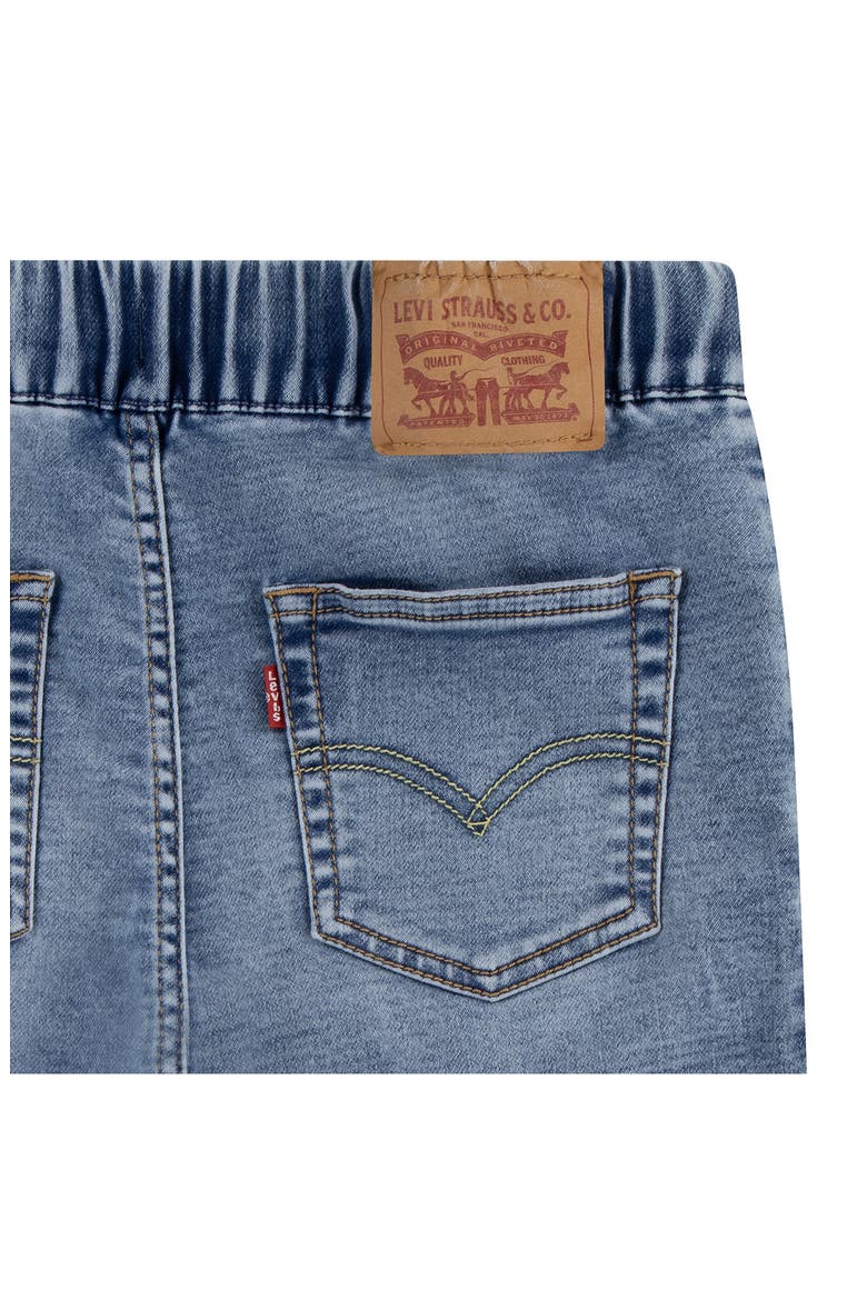 Levi's® Kids' Skinny Dobby Denim Shorts, Alternate, color, GRAVY TRAIN/ NO DESTRUCKTION