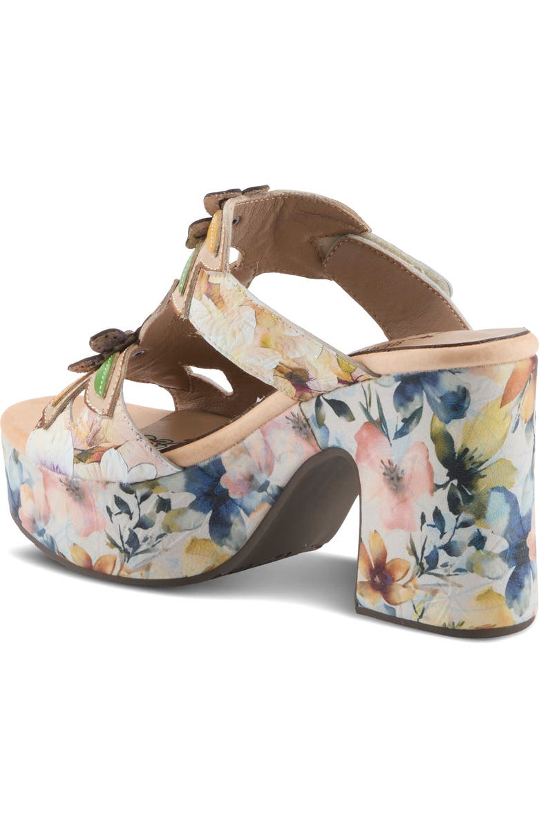 L'Artiste by Spring Step Balloffire Platform Sandal, Alternate, color, Beige Multi