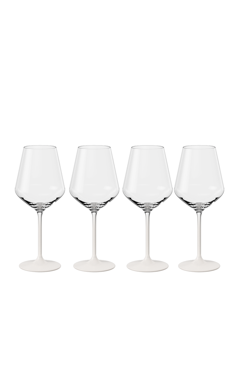 Villeroy & Boch Manufacture Rock Blanc White Wine Set of 4, Main, color, White