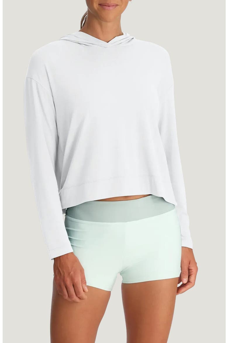 Shade Crossover Hoodie, Main, color, BRIGHT WHITE