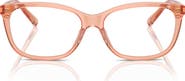 COACH 53mm Rectangular Optical Glasses