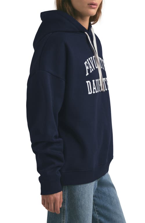 Favorite Daughter The Collegiate Hoodie In Navy