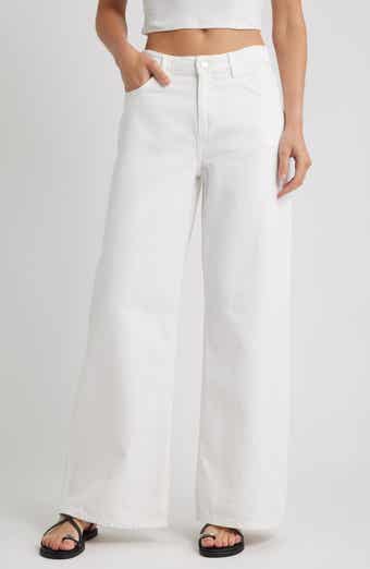 MANGO Low Rise Wide Leg Jeans