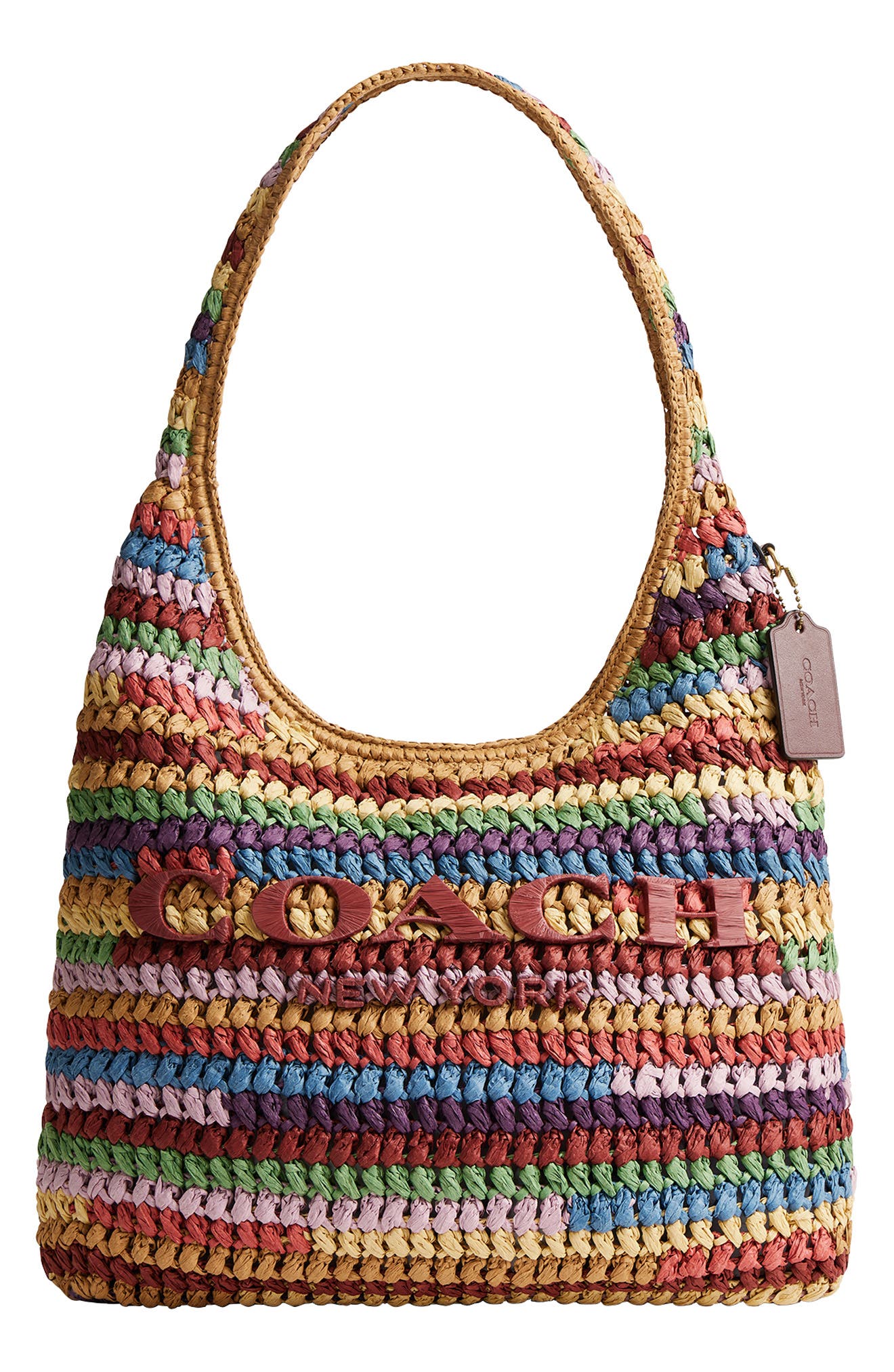 COACH Brooklyn 34 Shoulder Bag, Main, color, Multi Brown