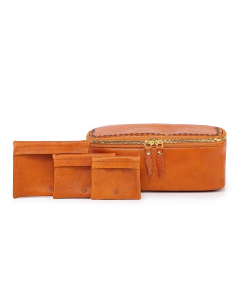 Celosia Genuine Leather Rectangular Jewelry Case