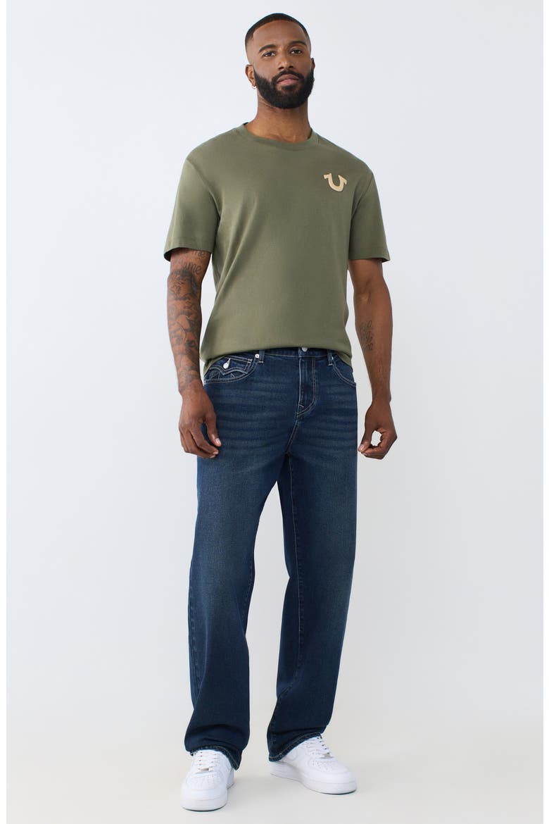 Bobby SN Flap Relaxed Baggy Jeans, Alternate, color, DARK HAWK'S EYE WASH