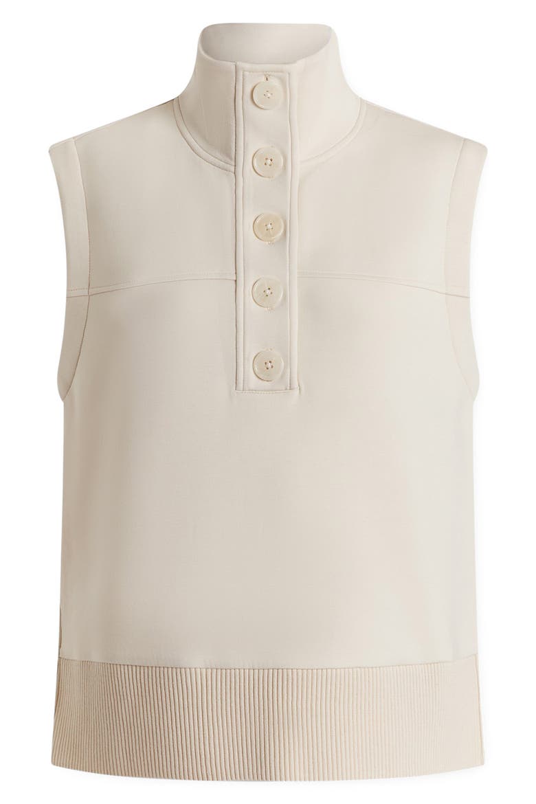 Conall Half Button Sleeveless Top, Alternate, color, PRISTINE