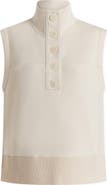 Varley Conall Half Button Sleeveless Top