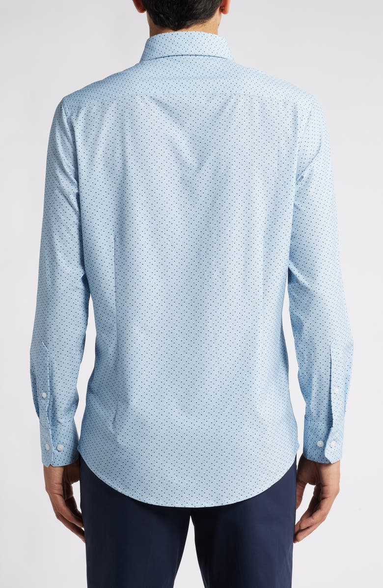 Mizzen+Main Leeward Trim Fit Print Performance Button-Up Shirt, Alternate, color,