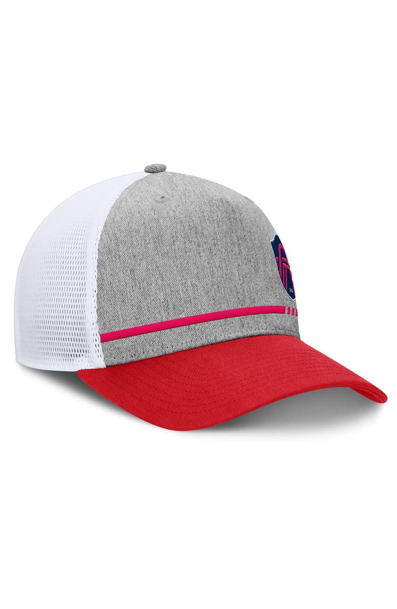 FANATICS Men's Fanatics Heather Gray St. Louis City SC Low Block Trucker Adjustable Hat, Alternate, color, 