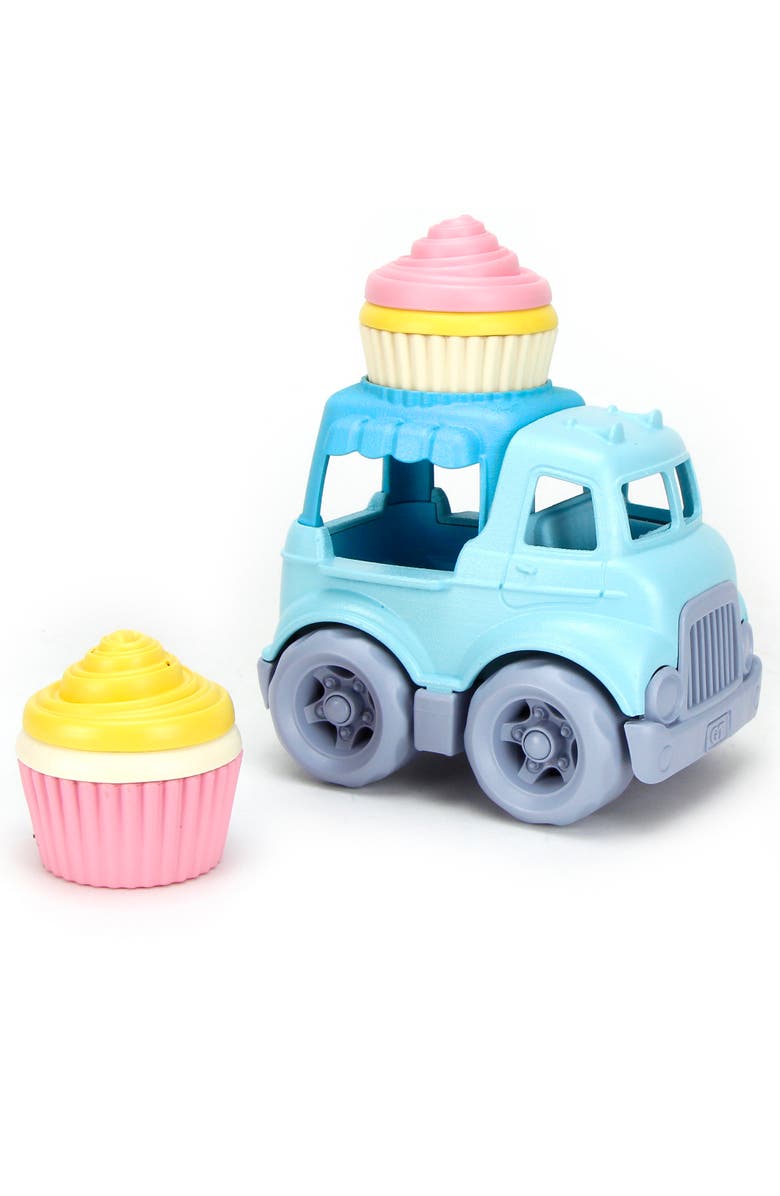 Green Toys Cupcake Truck Pretend Dessert Toy With 2 Cupcakes, Ages 2+, Main, color, Multicolored