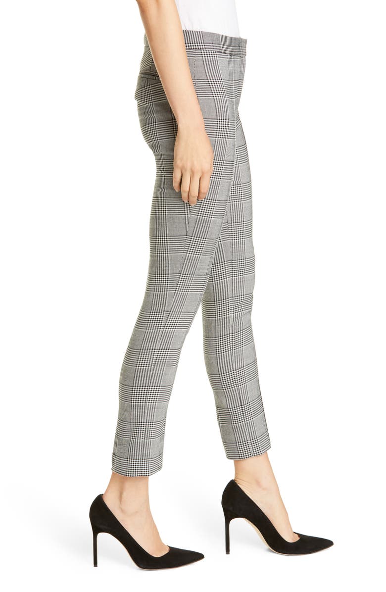 Adam Lippes Plaid Double Face Cigarette Pants, Alternate, color, 