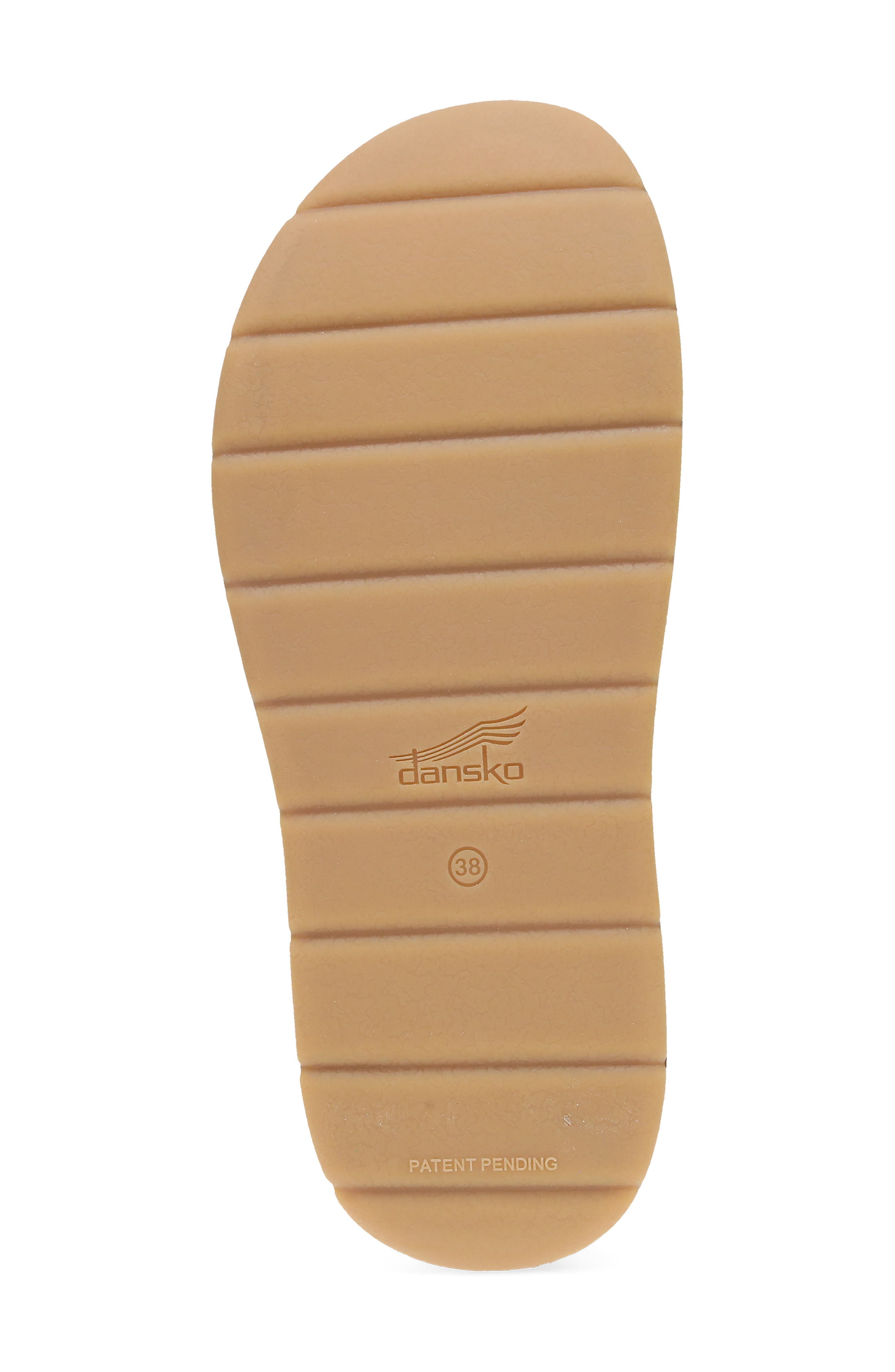 Dansko Bianca Platform Wedge Sandal, Alternate, color, Black Burnished Suede