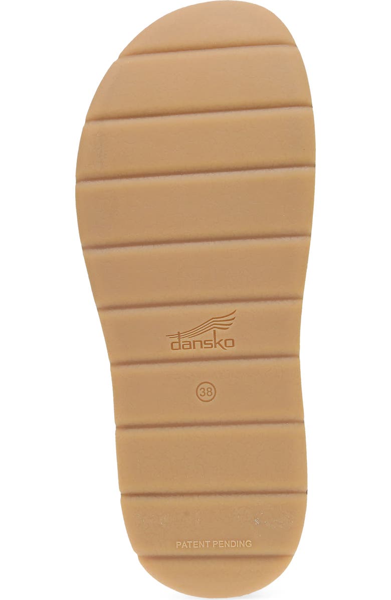 Dansko Bianca Platform Wedge Sandal, Alternate, color, Black Burnished Suede