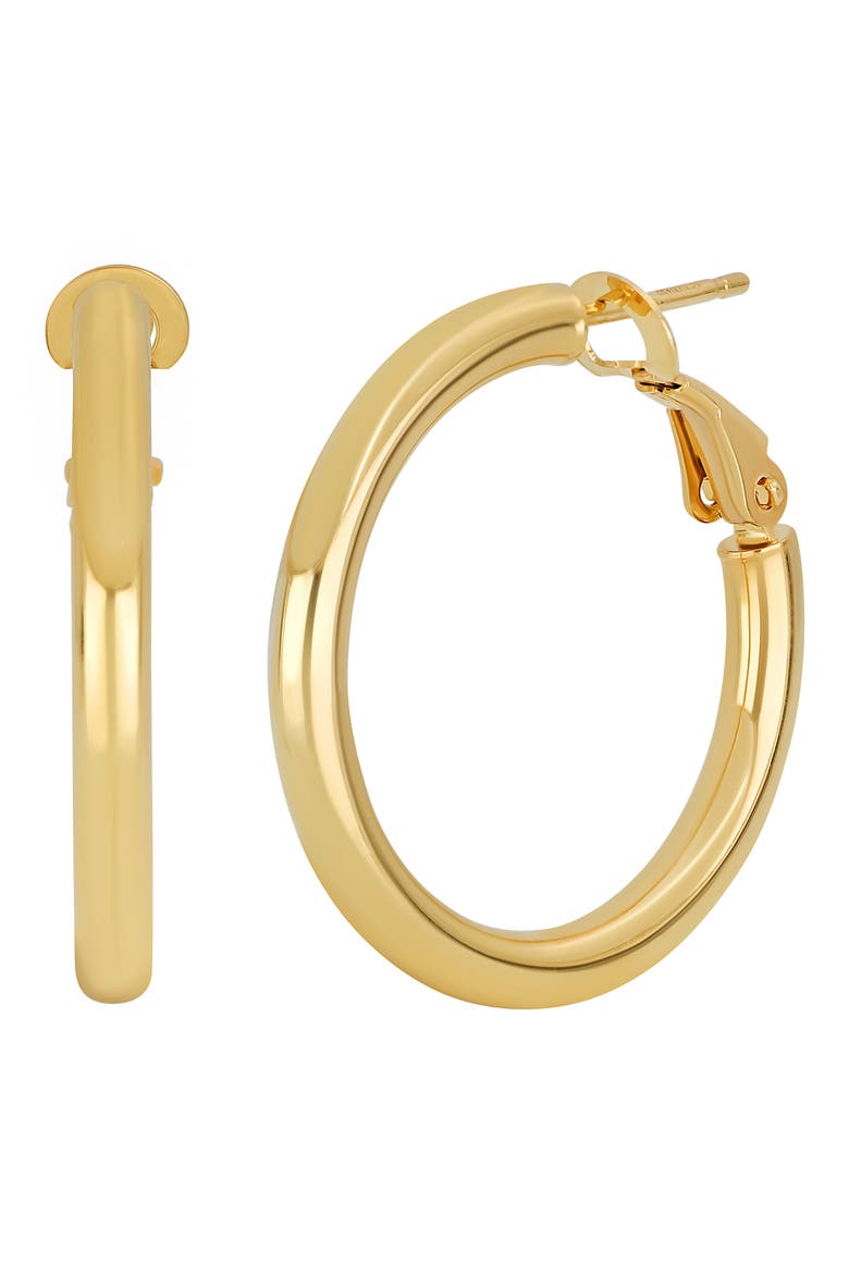 14K Gold Hoop Earrings (Nordstrom Exclusive), Main, color, 14K YELLOW GOLD