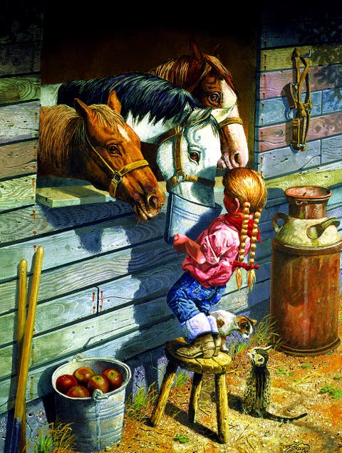 Working Girl 500 piece Jigsaw Puzzle for Adults