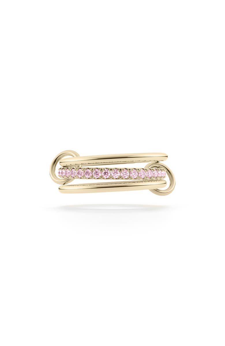 Spinelli Kilcollin Tigris Pavé Pink Sapphire Linked Rings, Main, color, 