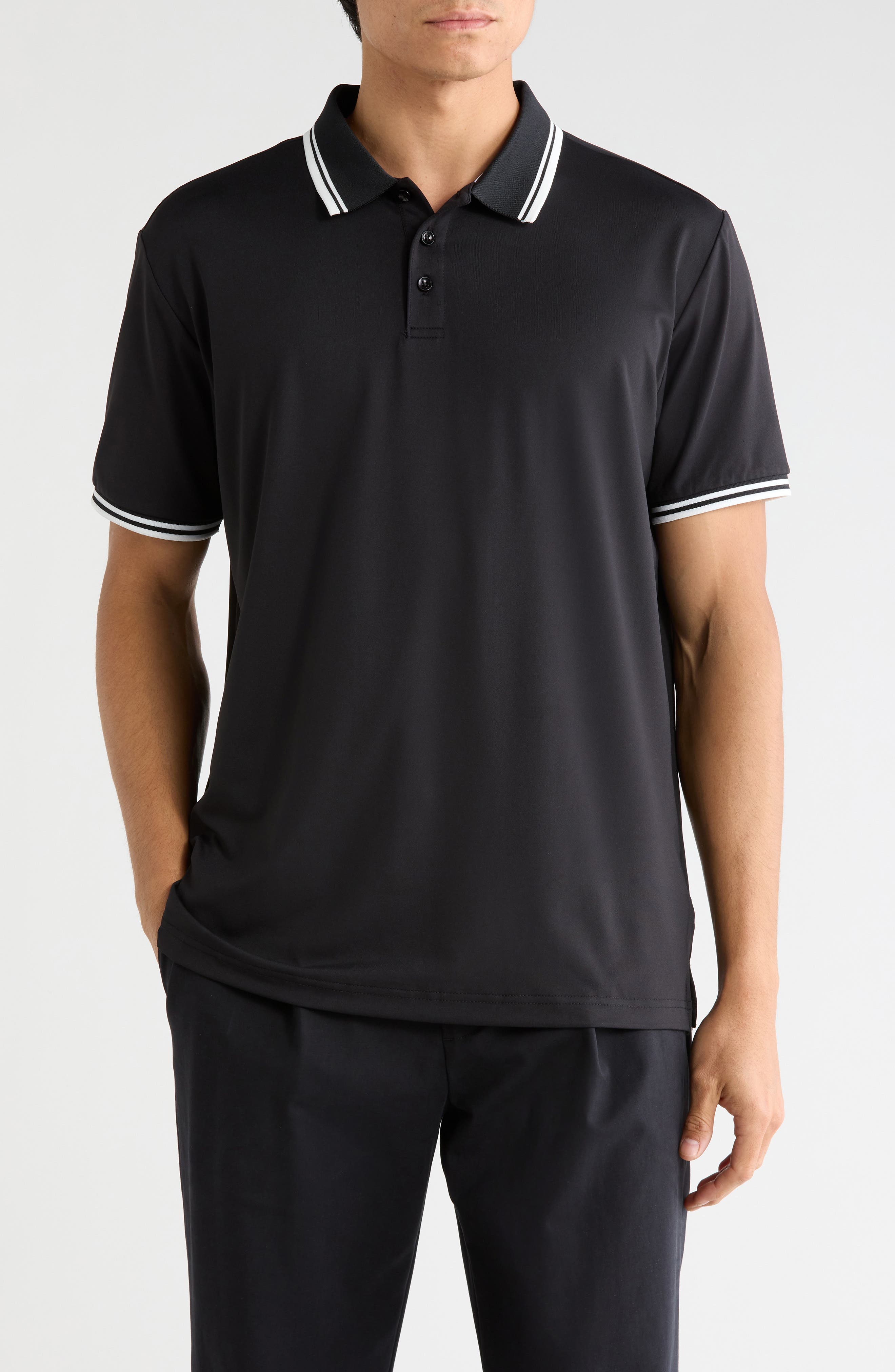 Tipped Performance Polo