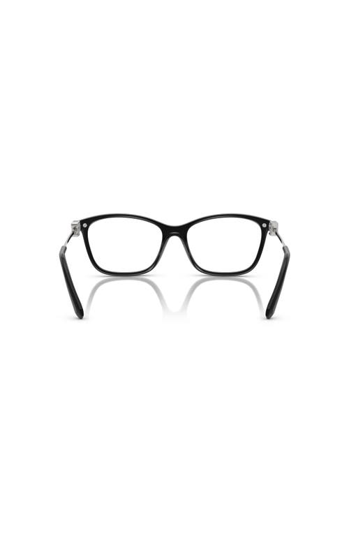 Ralph Lauren 55mm Butterfly Optical Glasses In Black