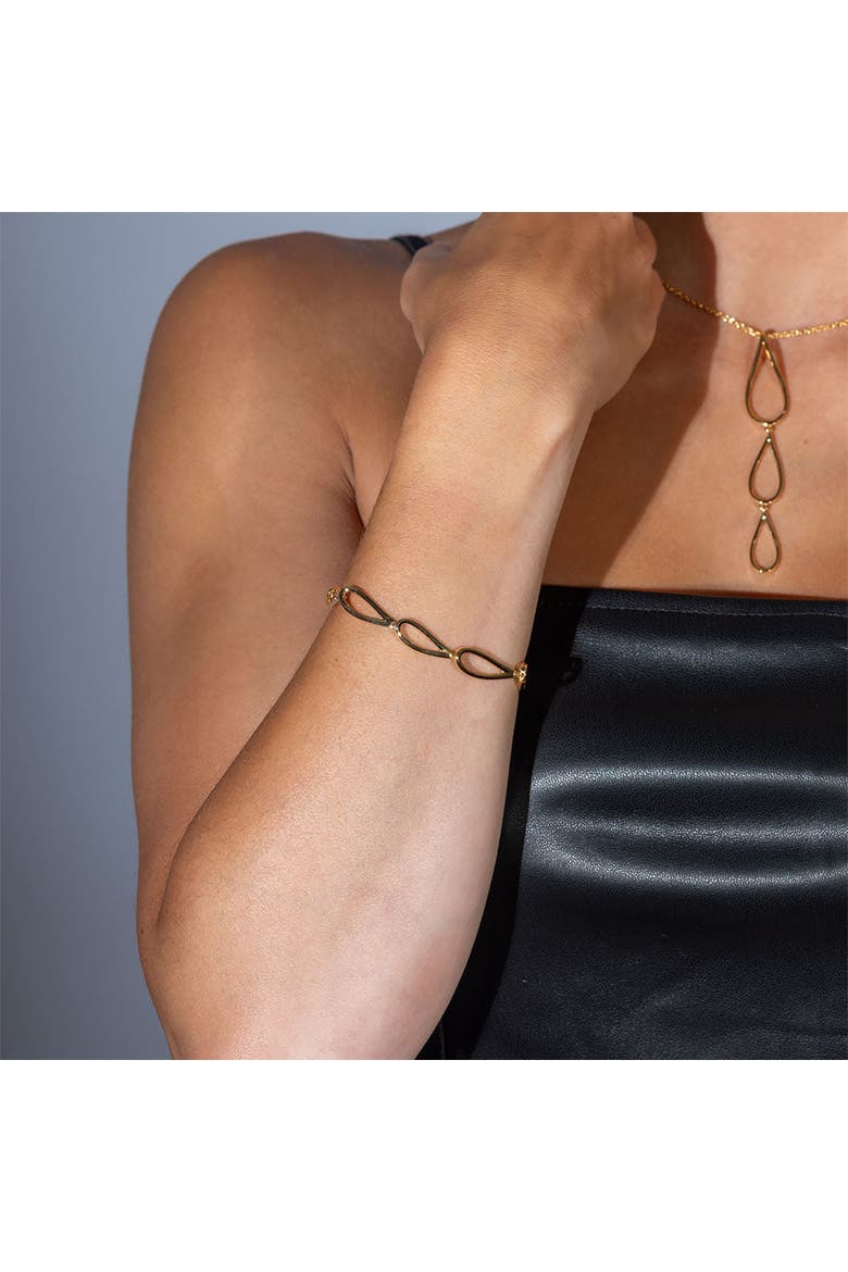 Petal Bracelet, Alternate, color, Gold Vermeil