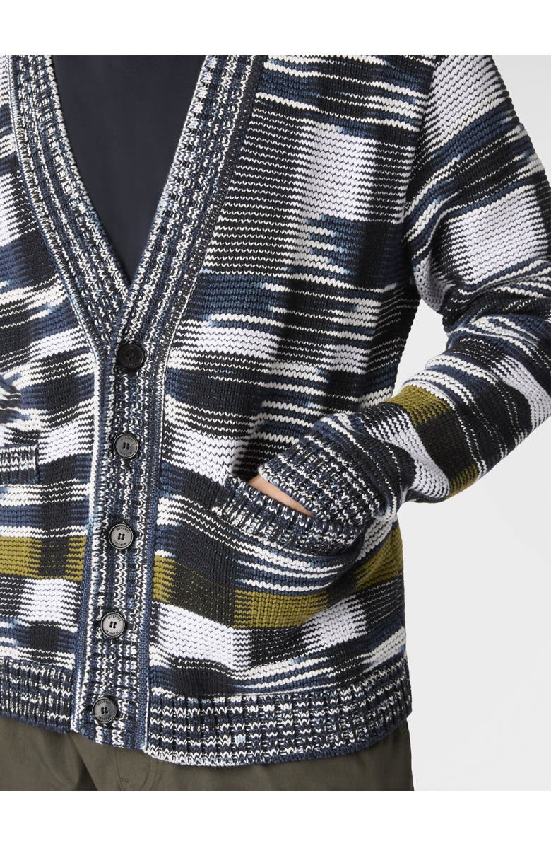 Missoni Cotton-blend Cardigan With Check Pattern, Alternate, color, Multicoloured