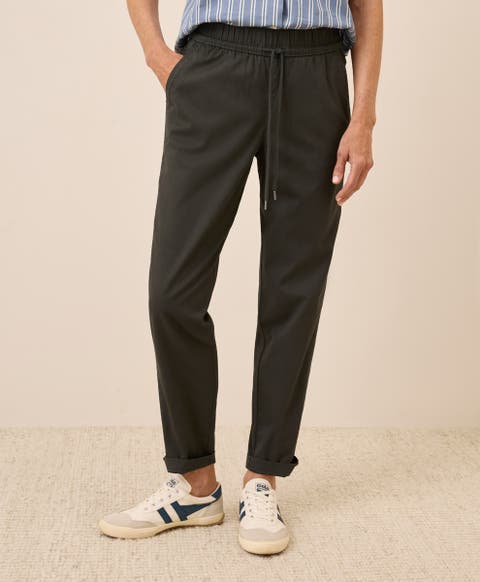 Organic Cotton Daily Twill Drawstring Pant