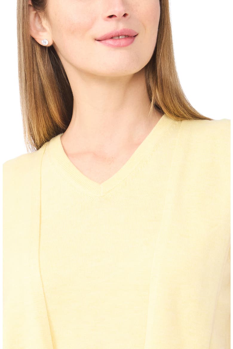 Tie Shoulder Sleeveless Sweater, Alternate, color, SOFT YELLOW