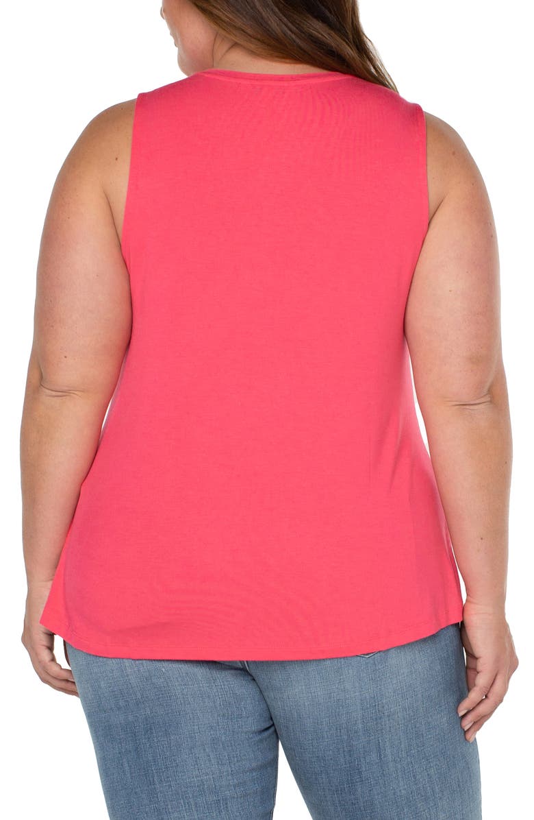 Liverpool Los Angeles Scoop Neck Jersey Tank, Alternate, color, Watermelon