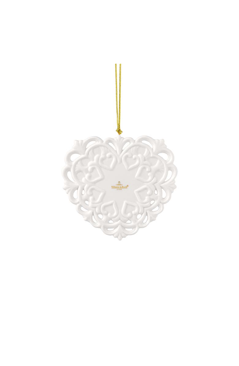 Villeroy & Boch Christmas Classics Heart Dated Ornament 2025, Alternate, color, Multi