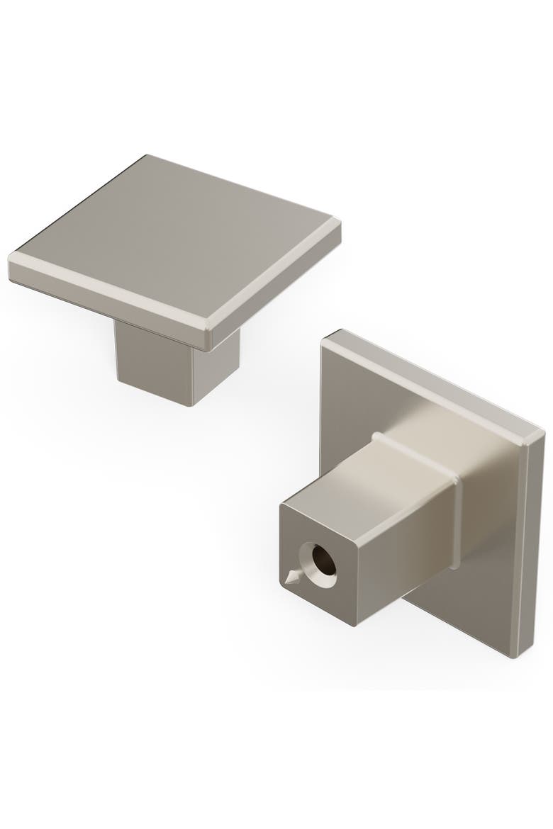 Heritage Tempo Cabinet Knobs 10Pk, Main, color, Silver