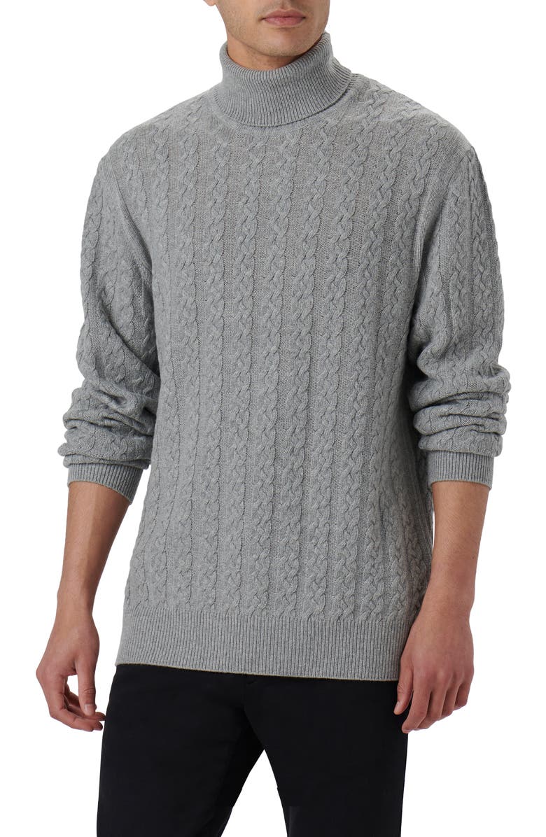 Bugatchi Cabled Turtleneck, Main, color,
