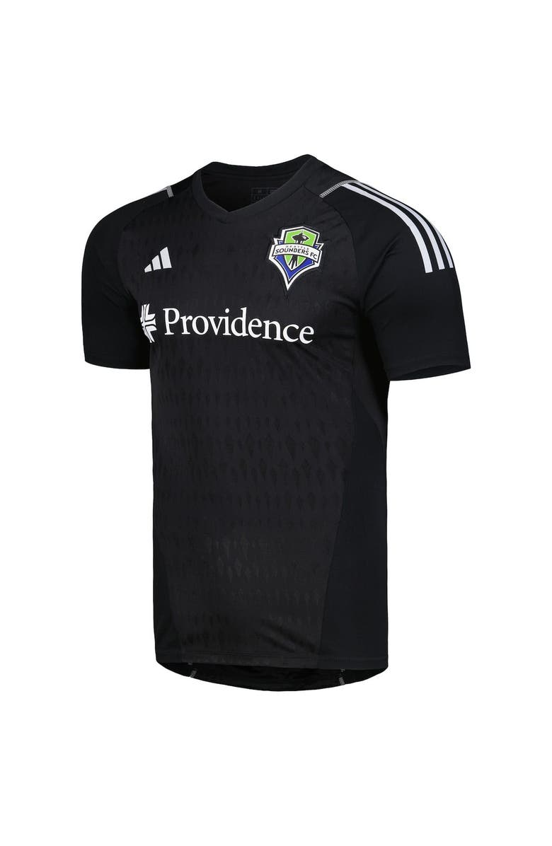 adidas Men's adidas Black Seattle Sounders FC 2023 Replica Goalkeeper Jersey, Alternate, color, 