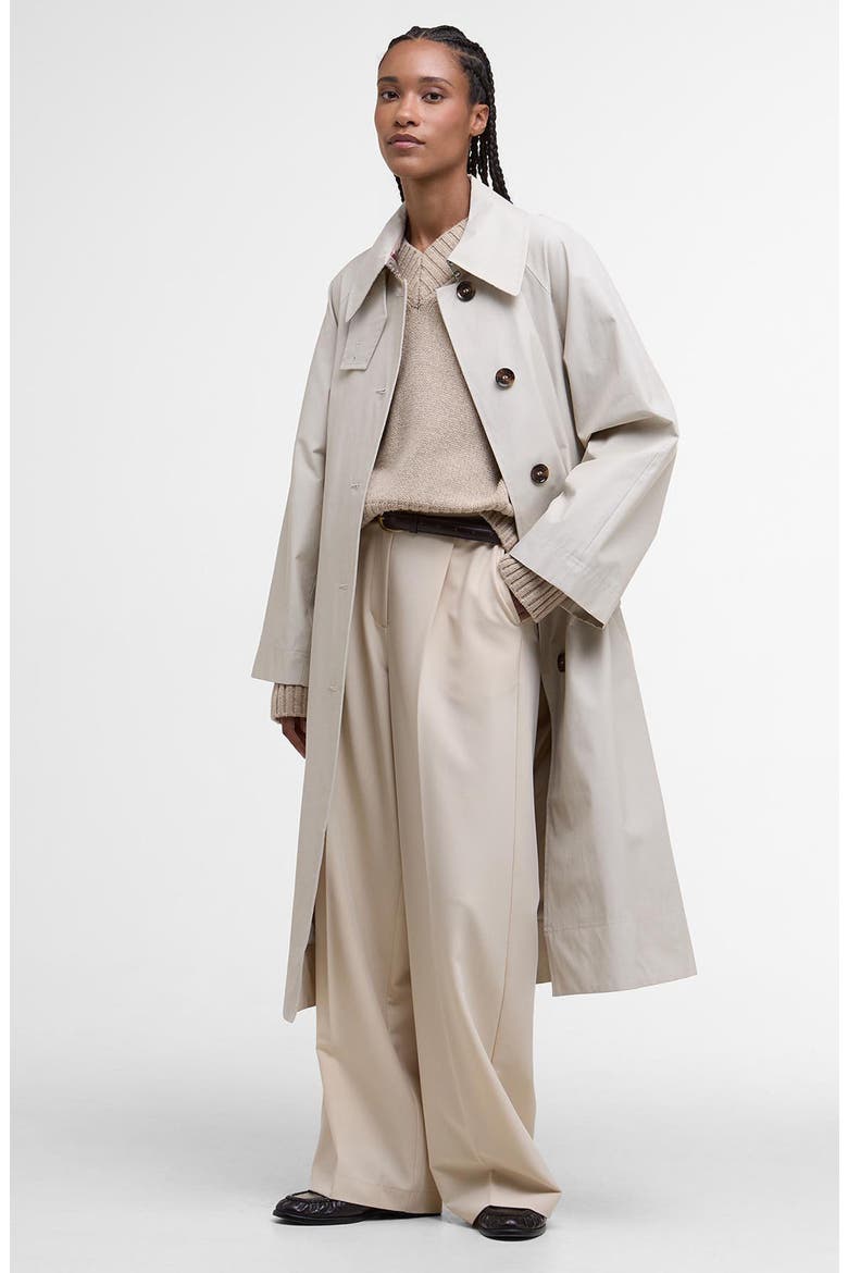Robyn Water Resistant Trench Coat, Alternate, color, MIST/ HESSIAN TARTAN