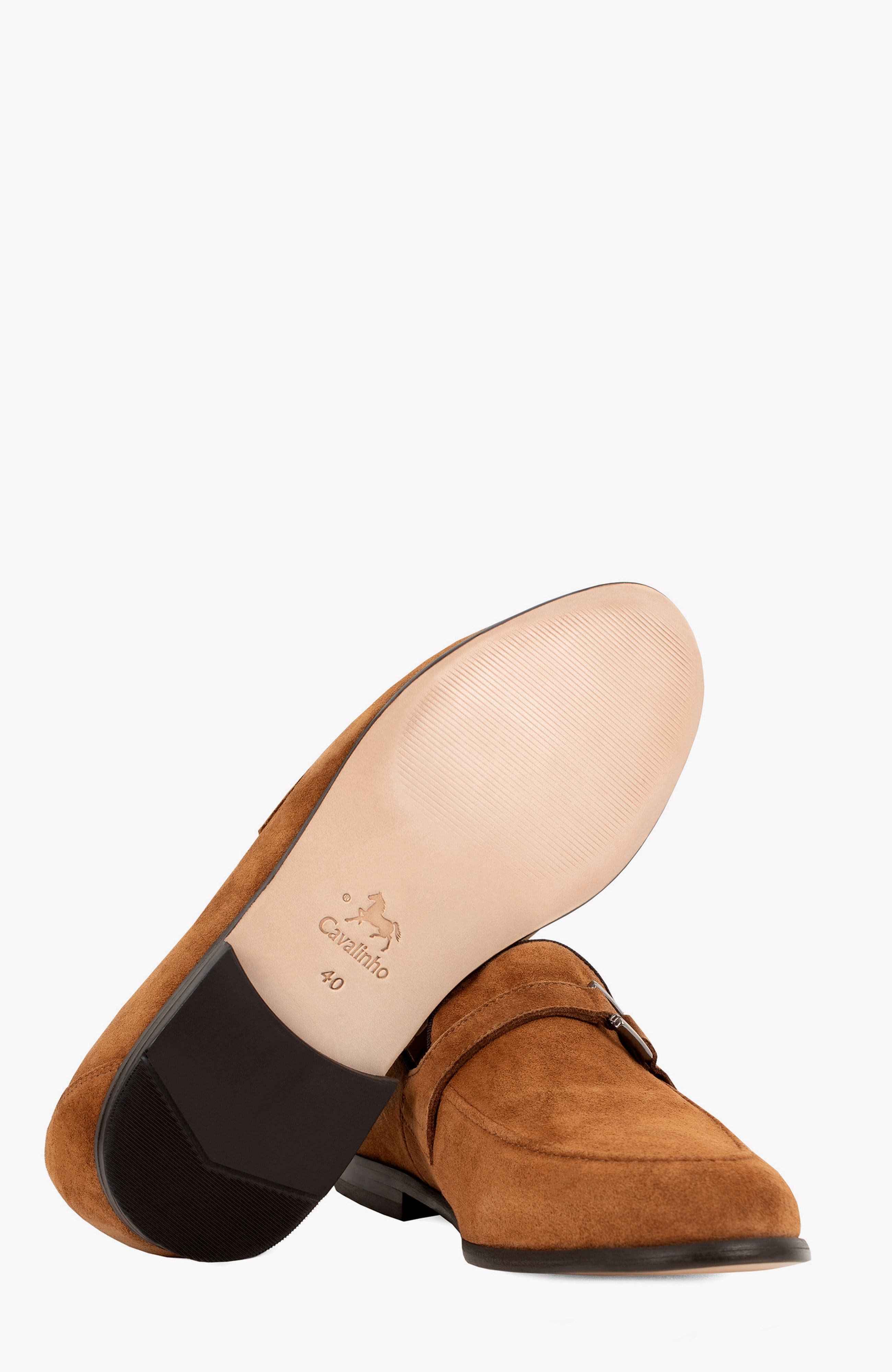 Heritage Pointed Toe Suede Loafers, Alternate, color, Camel Brown