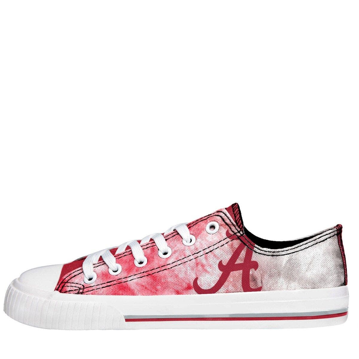 FOCO Women's FOCO Alabama Crimson Tide Big Logo Tie-Dye Canvas Sneakers, Alternate, color, 