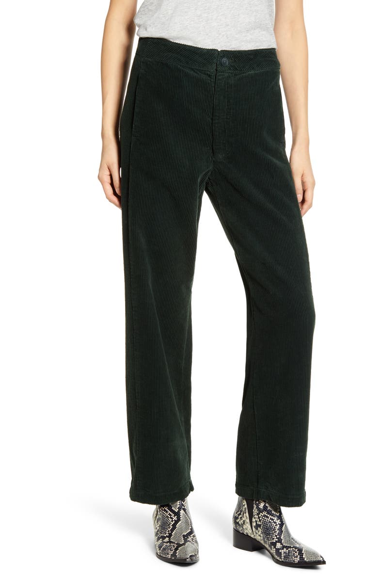 AG The Tomas High Waist Wide Leg Corduroy Trousers, Main, color,