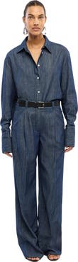 Another Tomorrow Chambray Shirt